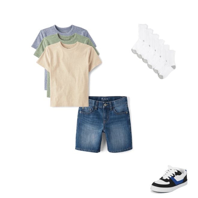 1st bundle featuring 3 items which compliment Boys Marled Top 3-Pack