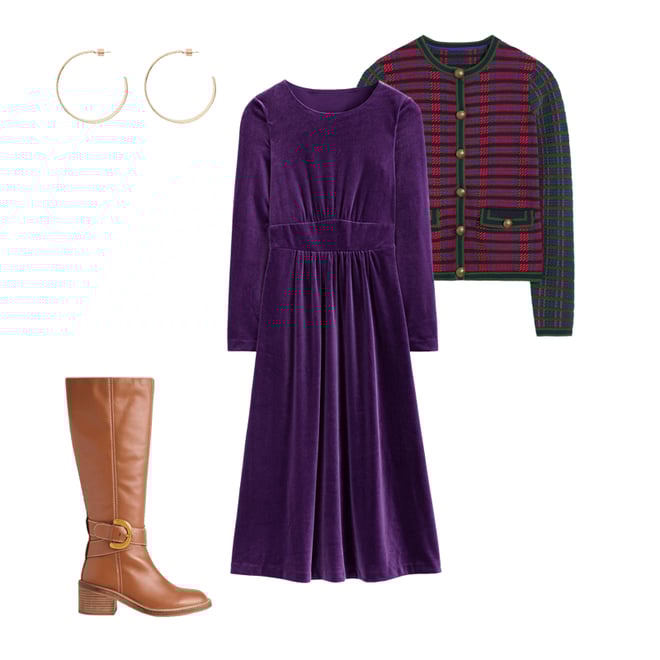 5th bundle featuring 3 items which compliment Holly Knitted Jacket