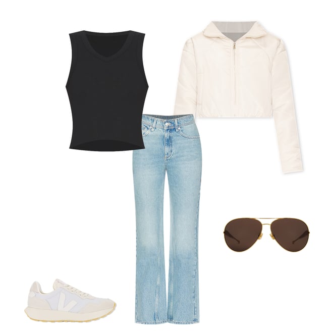 1st bundle featuring 4 items which compliment Rania Cropped Jacket