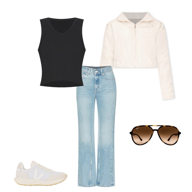 1st bundle featuring 4 items which compliment Rania Cropped Jacket