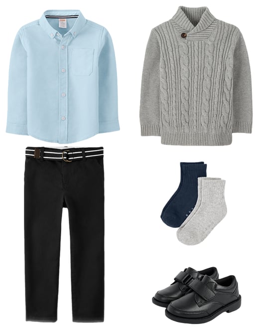 Boys Belted Woven Chino Pants with Stain and Wrinkle Boys Belted Woven Chino Pants with Stain and Wrinkle