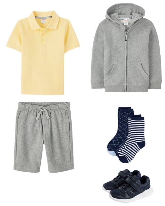 1st bundle featuring 4 items which compliment Boys Fleece Shorts