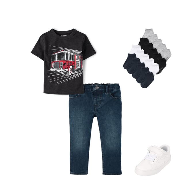 1st bundle featuring 3 items which compliment Baby And Toddler Boys Skinny Jeans