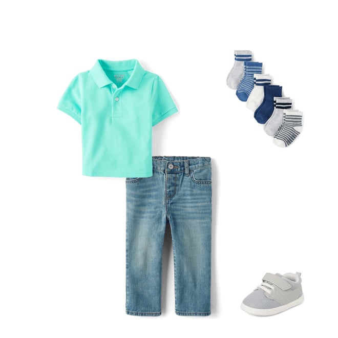 2nd bundle featuring 3 items which compliment Baby And Toddler Pique Polo