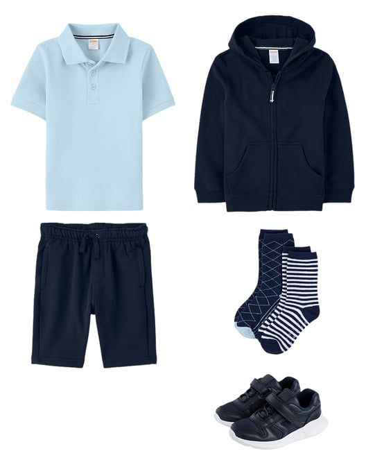 3rd bundle featuring 4 items which compliment Boys Zip Up Hoodie