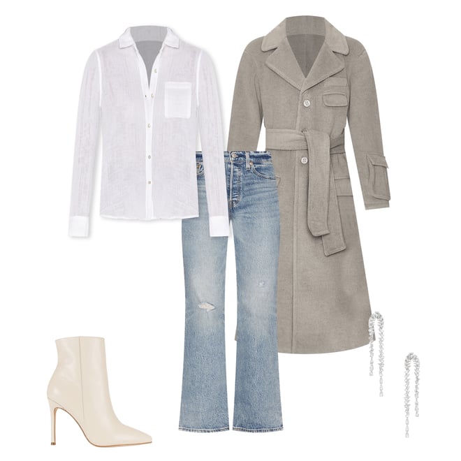 1st bundle featuring 4 items which compliment Wedgie Boot Jeans