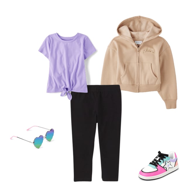 4th bundle featuring 4 items which compliment Girls Capri Leggings