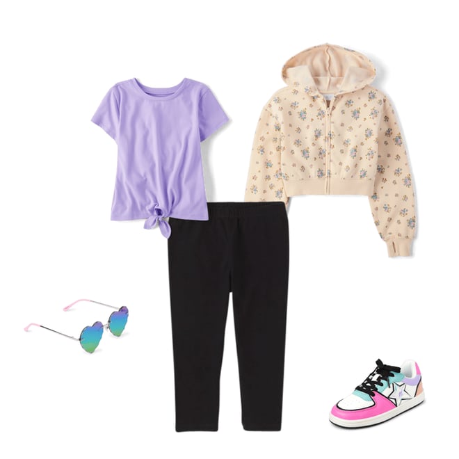 1st bundle featuring 4 items which compliment Girls Capri Leggings