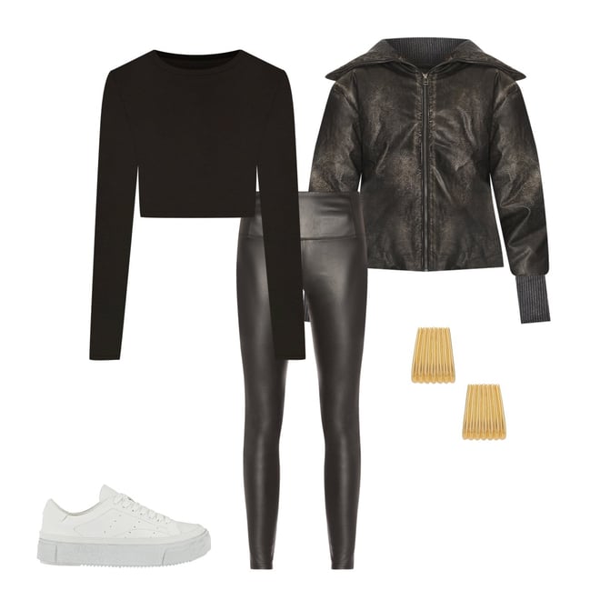 Jaded London Puffer Bomber in Black | REVOLVE