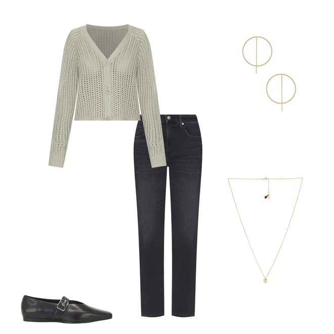 1st bundle featuring 4 items which compliment Yasmeen Slouchy Cardigan