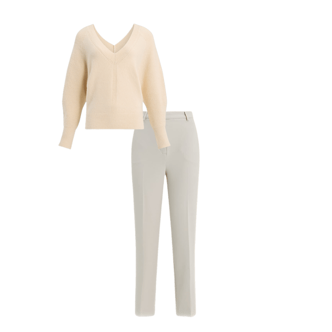 Mix Stitch V-neck Banded Bottom Soho Sweater | Express Mix Stitch V-neck Banded Bottom Soho Sweater | Express