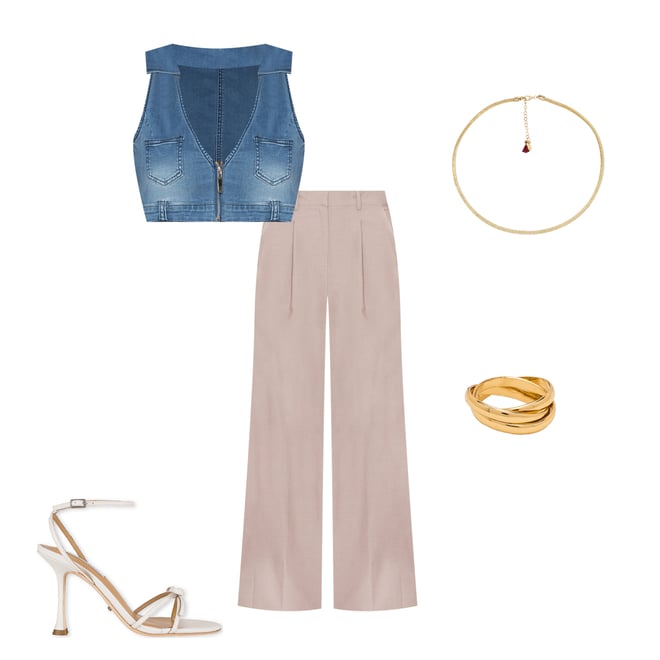 1st bundle featuring 4 items which compliment Brit Crop Top