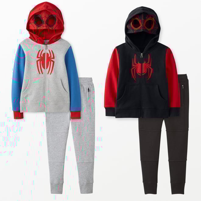 Marvel Miles Morales French Terry Hoodie | Hanna Andersson