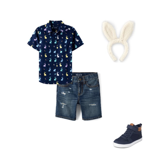 1st bundle featuring 3 items which compliment Boys Contrast Cuff High Top Sneakers
