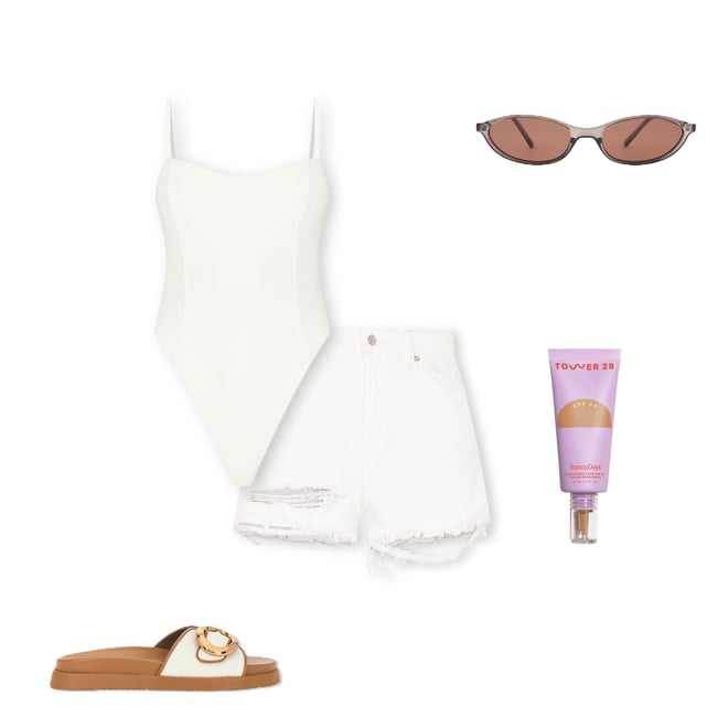 3rd bundle featuring 4 items which compliment Dusters Short Short in Layla White