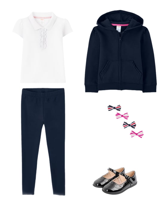 10th bundle featuring 4 items which compliment Girls Zip Up Hoodie