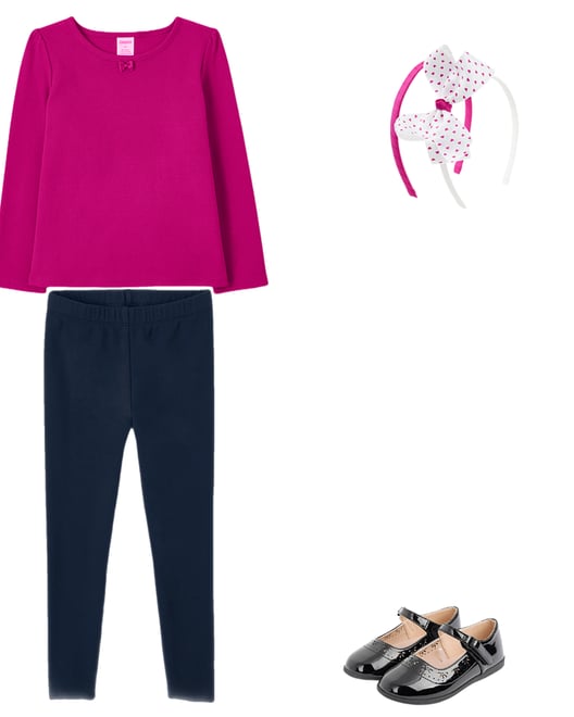 3rd bundle featuring 3 items which compliment Girls Bow Heart Headband 2-Pack