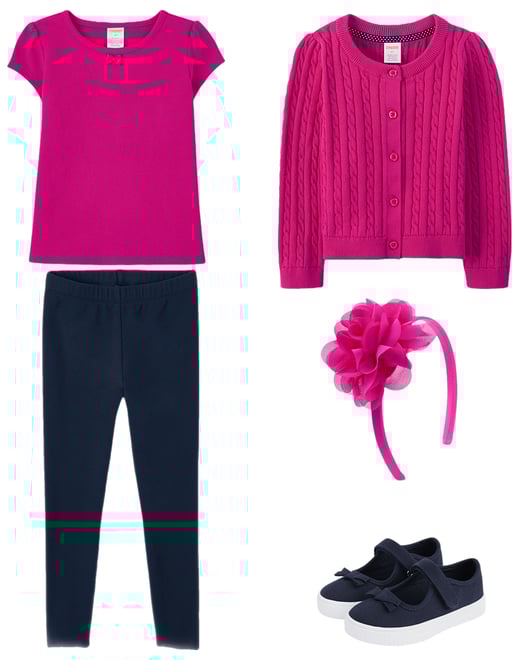 3rd bundle featuring 4 items which compliment Girls Bow Mary Jane Shoes