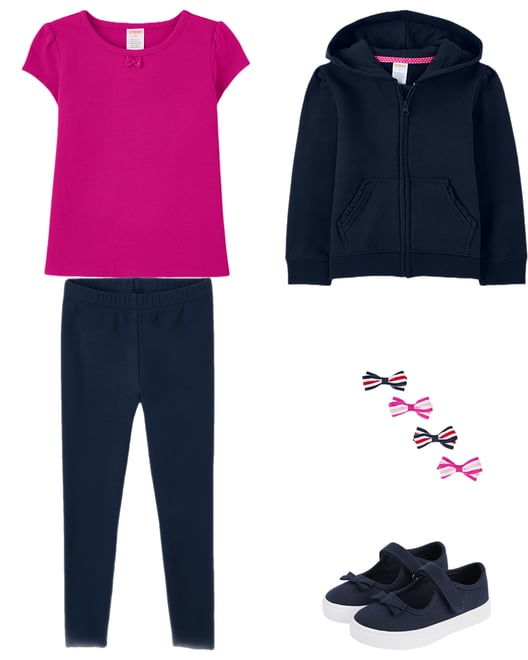 4th bundle featuring 4 items which compliment Girls Tee Shirt