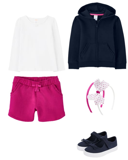 7th bundle featuring 4 items which compliment Girls Bow Mary Jane Shoes