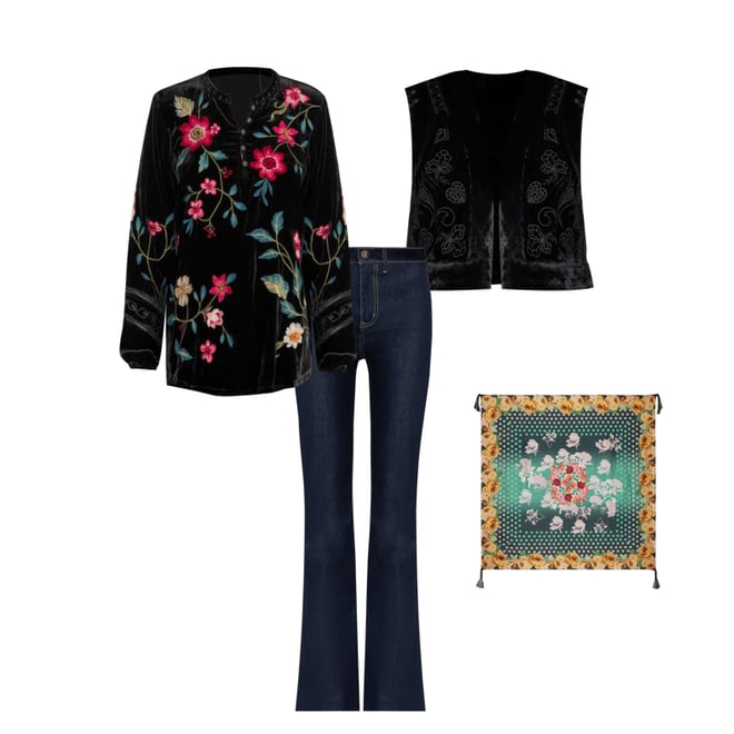 Buy VELVET ESTATE BLOUSE | Johnny Was Buy VELVET ESTATE BLOUSE | Johnny Was