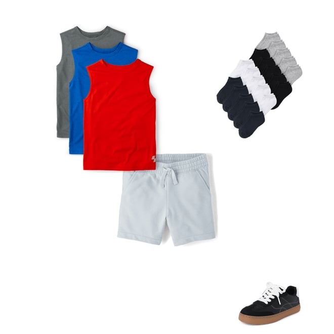 3rd bundle featuring 3 items which compliment Boys French Terry Shorts