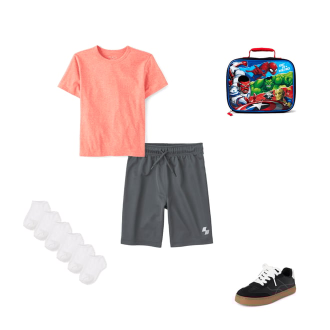 1st bundle featuring 4 items which compliment Boys Basketball Shorts