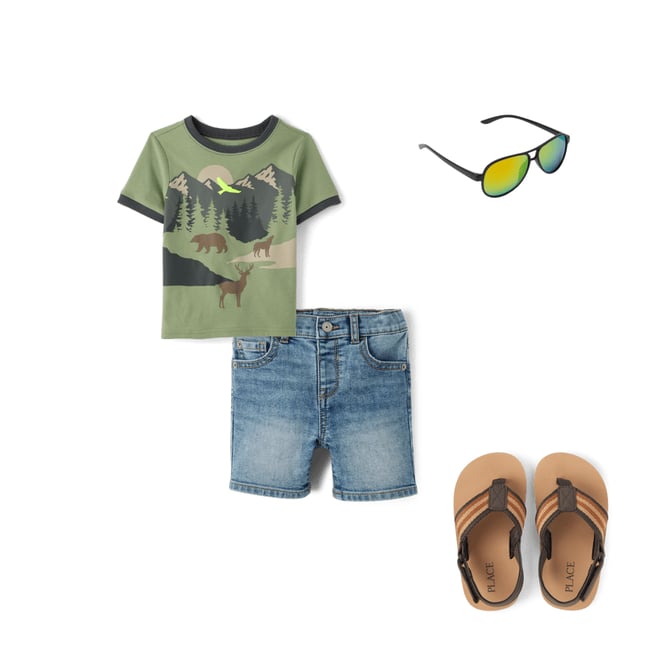 1st bundle featuring 3 items which compliment Baby And Toddler Boys Denim Shorts