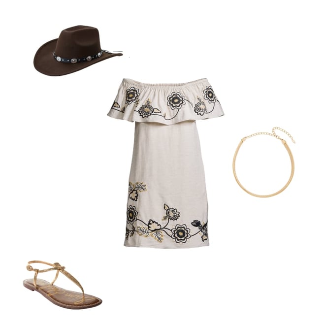 Western Trim Hat Brown