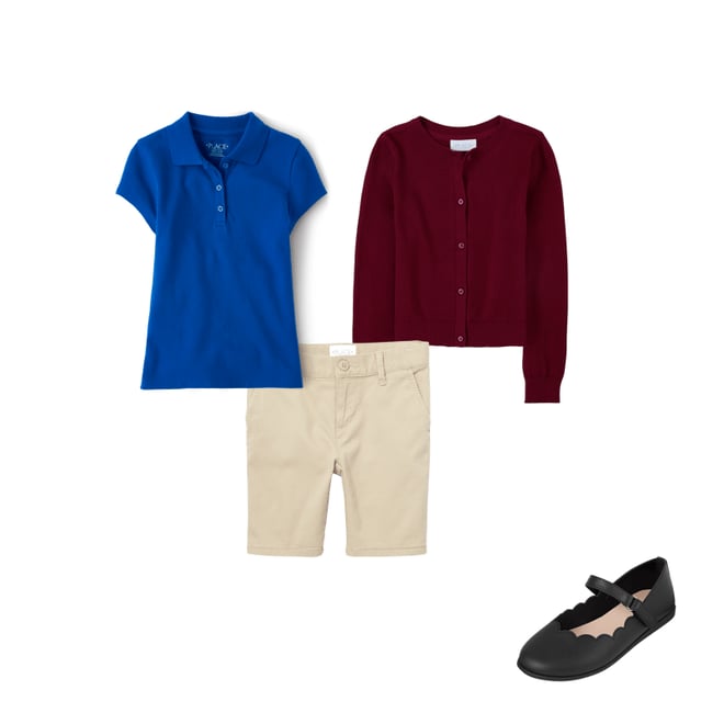 3rd bundle featuring 3 items which compliment Girls Uniform Pique Polo
