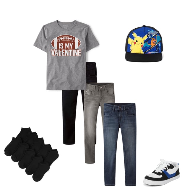 1st bundle featuring 4 items which compliment Boys Super Skinny Jeans 3-Pack - Slim