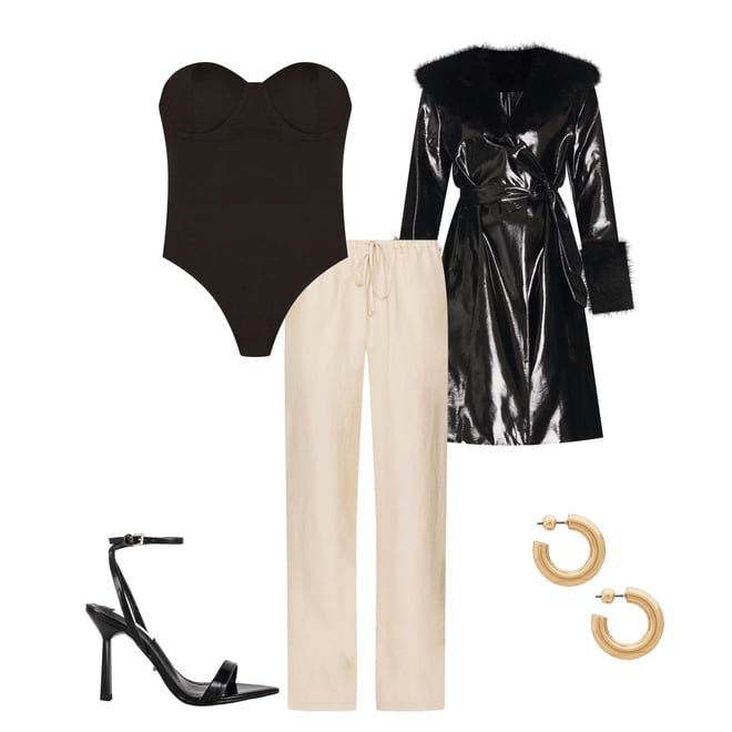 3rd bundle featuring 4 items which compliment Libertango Faux Fur Coat