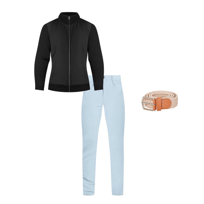 Athletic Fit Stretch Tech Chino - Light Blue Athletic Fit Stretch Tech Chino - Light Blue