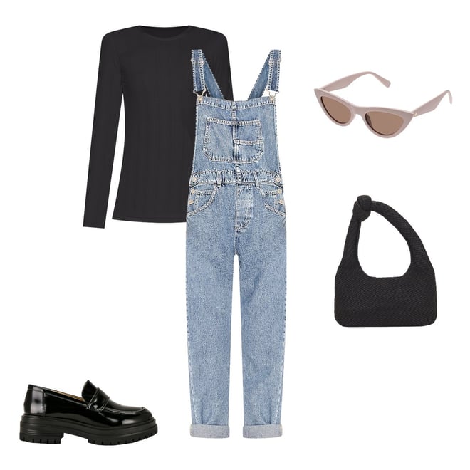 ENFOLD☆ 2023AW WIDE-OVERALLS ☆グレー VONIQUE / ENFOLD/ WIDE-OVERALLS