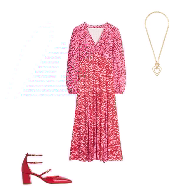 1st bundle featuring 2 items which compliment Lisa Long Sleeve Tea Dress