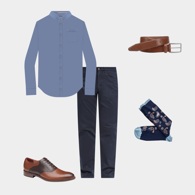 1st bundle featuring 4 items which compliment Five-Pocket Pants