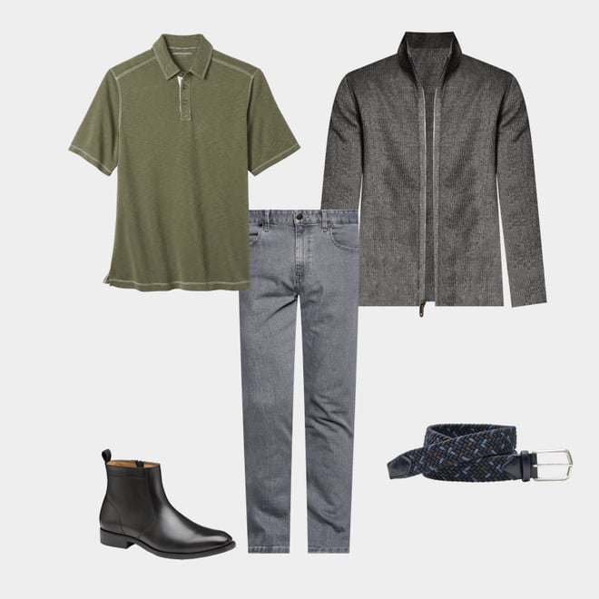 3rd bundle featuring 4 items which compliment Houndstooth Full Zip
