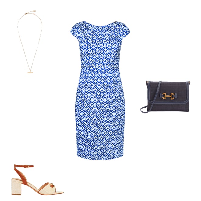 1st bundle featuring 3 items which compliment Florrie Jersey Dress-Gallery Blue, Ivy Trellis