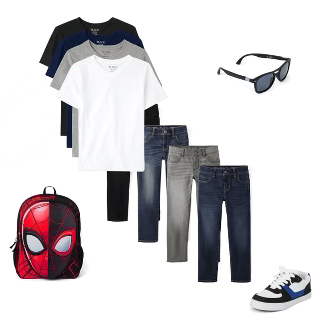 7th bundle featuring 4 items which compliment Boys Straight Jeans 4-Pack