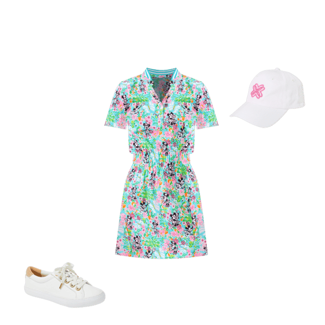 Lilly Hearts Disney UPF 50+ Luxletic Love Active Dress