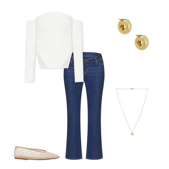 1st bundle featuring 4 items which compliment The Straight Leg Maternity Jeans