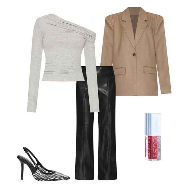 1st bundle featuring 4 items which compliment Mackenzie Faux Leather Pant