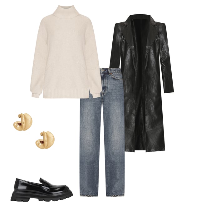 2nd bundle featuring 4 items which compliment Apex Chunky Turtleneck