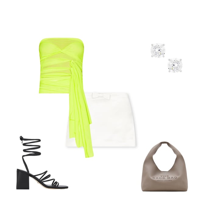 Kim Shui x REVOLVE Mesh Top in Yellow | REVOLVE
