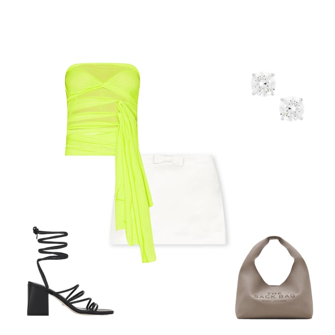 2nd bundle featuring 4 items which compliment x REVOLVE Mesh Top
