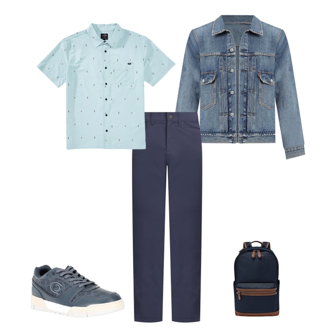 Levi's® Relaxed-Fit Long Sleeve Type II Denim Trucker Jacket Levi's® Relaxed-Fit Long Sleeve Type II Denim Trucker Jacket