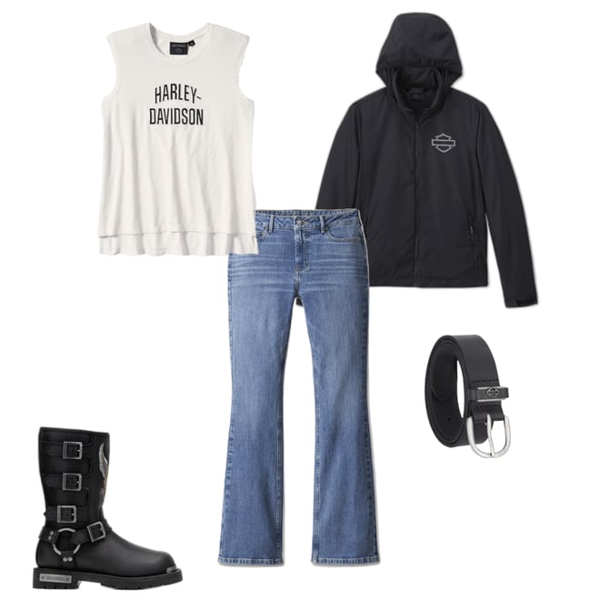 Women's H-D Flex Layering System Hooded Mid Layer | Harley