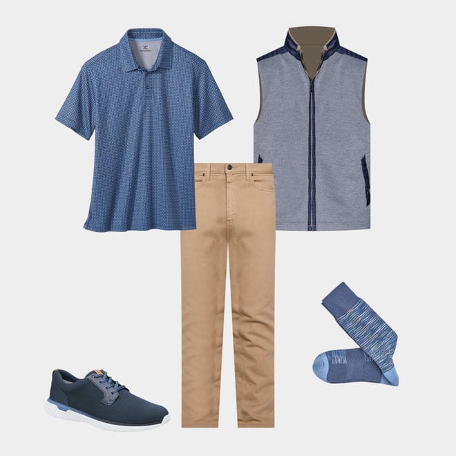 3rd bundle featuring 4 items which compliment Reversible Vest