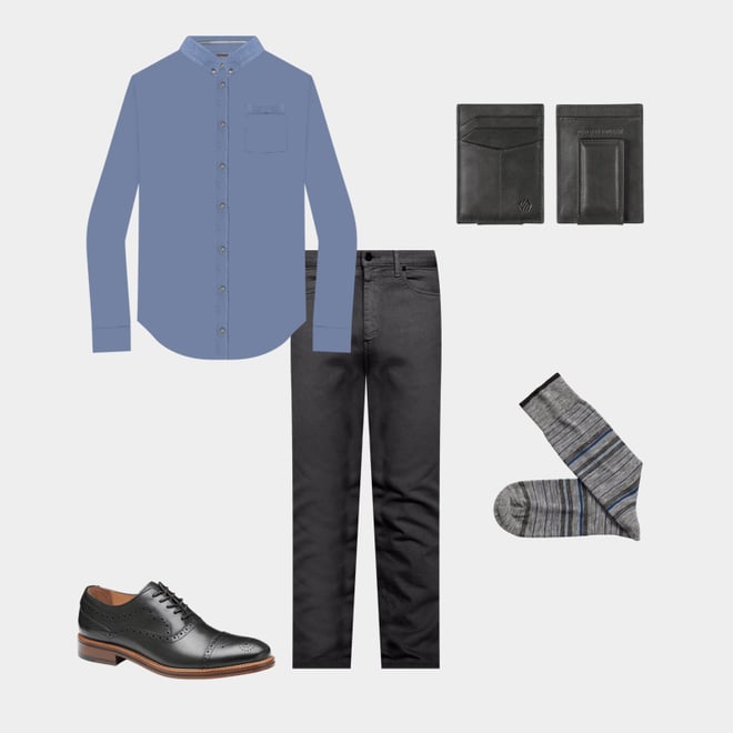 6th bundle featuring 4 items which compliment Heather Stripe Socks