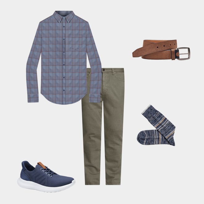 9th bundle featuring 4 items which compliment Heather Stripe Socks
